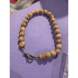Sterling Picture Jasper Bracelet